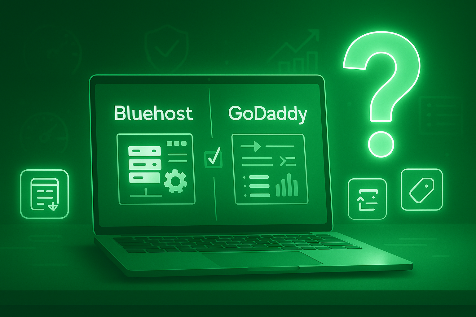 Read more about the article Bluehost vs GoDaddy 2025 – Which is the Best Web Host ? 